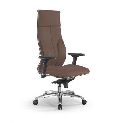 Кресло руководителя Мetta L 1m 46/4D Infinity Easy Clean (MPES) Комплект 1 Светло-коричневое_0