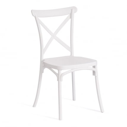 Стул CROSS (mod. PL24) / 1 шт. в упаковке пластик, 48 х 58 х 89 см, White (белый) 11954_0