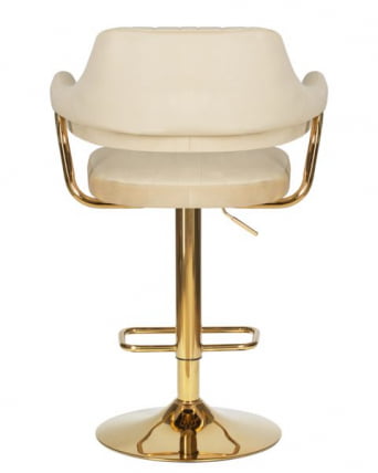 Стул барный ДОБРИН CХАРЛЙ ГОЛД (бежевый велюр (МДЖ9-10)) 2 шт / DOBRIN CHARLY GOLD (MJ9-10))_5