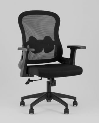 Кресло офисное TopChairs Petal черный_0