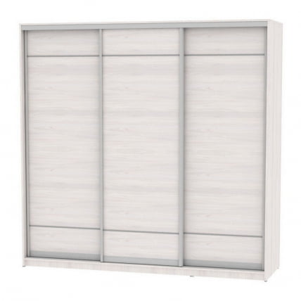 Шкаф-купе B-220х235х60-1(ЯАС-D7D7D7)_0