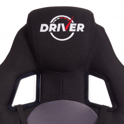 Кресло DRIVER (22) ткань, черный/серый, 2603/TW-12_7