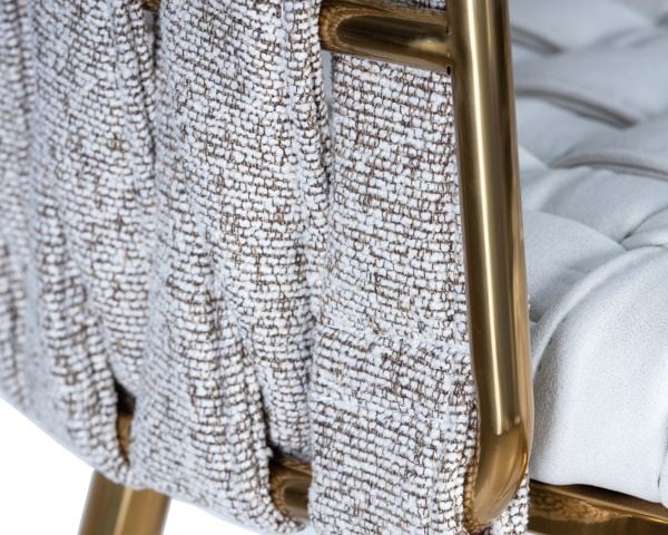 Стул барный ДОБРИН ЕММА ГОЛД (белый ПУ (Т-01), белая ткань (Ф-49)) 4 шт / DOBRIN EMMA GOLD PU (T-01), (F-49))_8