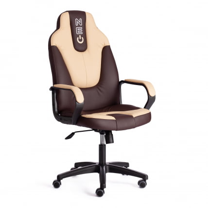 Кресло NEO 2 (22) экокожа Коричневый/бежевый 36-36/36-34_0