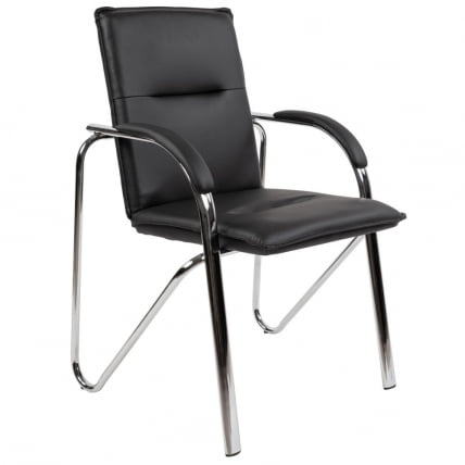 Комплект офисных кресел CHAIRMAN 851 экокожа Черный_0