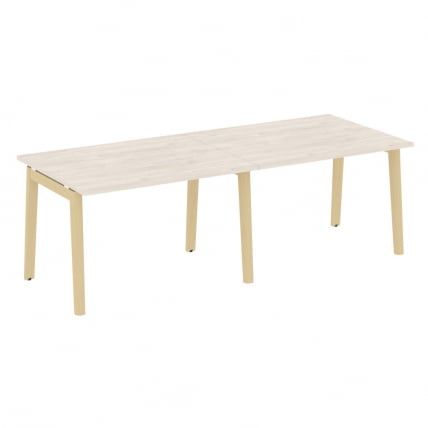 Стол переговорный (2 столешницы) ONIX WOOD OW.PRG-2.2 Денвер Светлый/Светлый_0