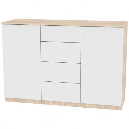 Комод K-93x135x45-1-PO(ДСС-Белый)_0