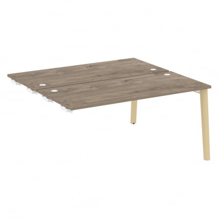 Стол-приставка двойной к опорным элементам ONIX WOOD OW.D.SPR-4.7 Тиквуд Темный/Светлый_0