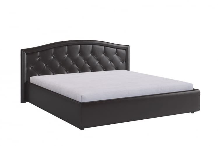 Кровать 1.8 Верона с подъем. механизмом ZP.KM1.8-01 шоколад (экокожа)_0