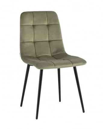 Стул Одди велюр пыльно-оливковый 4 шт. комплект_1