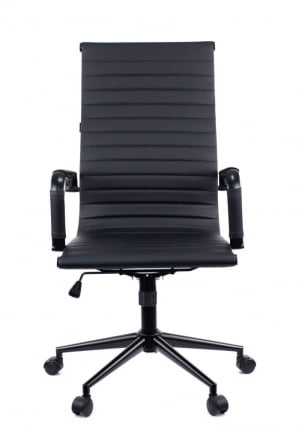 Кресло руководителя Everprof Rio Black T экокожа Черный_2