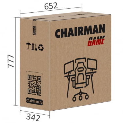 Кресло для геймеров CHAIRMAN GAME 55 Голубой-серый_5
