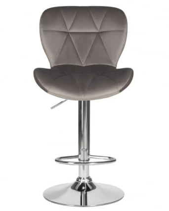 Стул барный DOBRIN BARNY (серый велюр (MJ9-75)) 2 шт_6