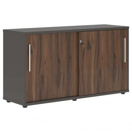 Шкаф с дверьми-купе EDIS ELC 1343 Дуб Денвер темный Белый Мокко_0