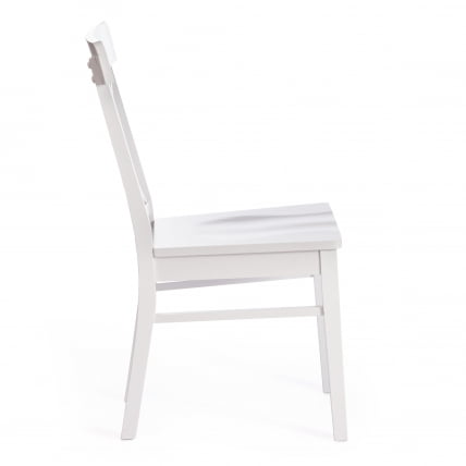 Стул Retro дерево гевея, МДФ, 44,3 x 55 x 89 x SH45см, Белый (White)_1