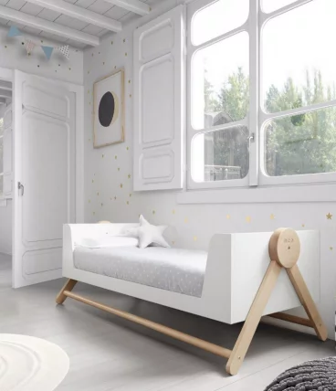 Кроватка 140x70 Micuna Swing Big White/Waterwood Кроватка 140x70 Micuna Swing Big White/Waterwood_4