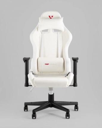 Кресло геймерское с подсветкой ТопЧаирс ГММ-080 белый на черной базе / TopChairs GMM-080_5