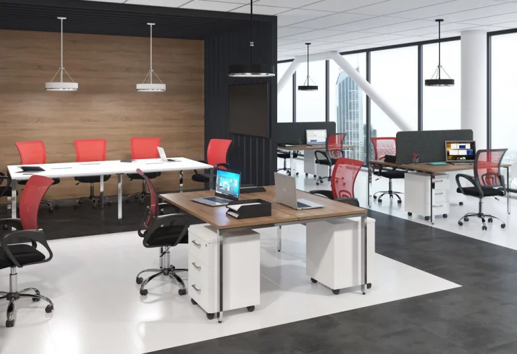 Стол угловой правый XTEN GLOSS XGCT 1415 R Белый_1