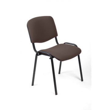 Стул ZP_UP_EChair Rio ИЗО чёрн ткань коричневая 550722_0