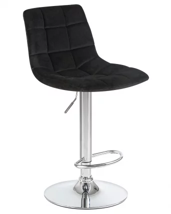 Стул барный DOBRIN TAILOR Черный велюр MJ9-101_1