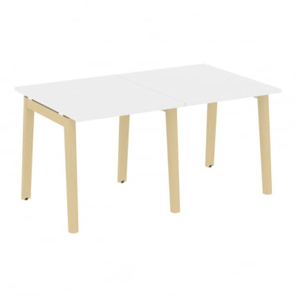 Стол переговорный (2 столешницы) ONIX WOOD OW.PRG-2.0 Белый Бриллиант/Светлый_0