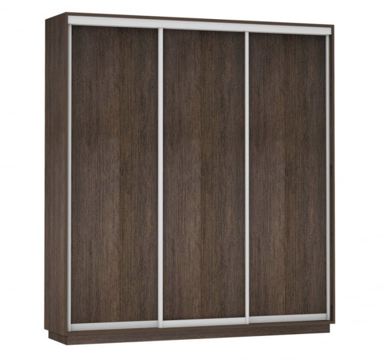 Шкаф-купе трехдверный Экспресс Трио Элемент 2100х2400х Дуб венге / 2100х2400h_0