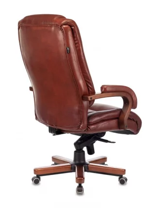 Кресло руководителя Бюрократ T-9925WALNUT Светло-коричневый_3