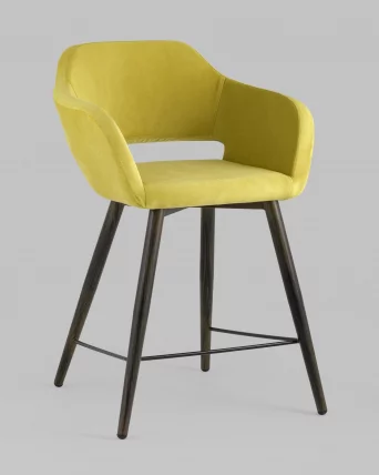 Стул полубарный Саймон ПЛ велюр Золотистый_1