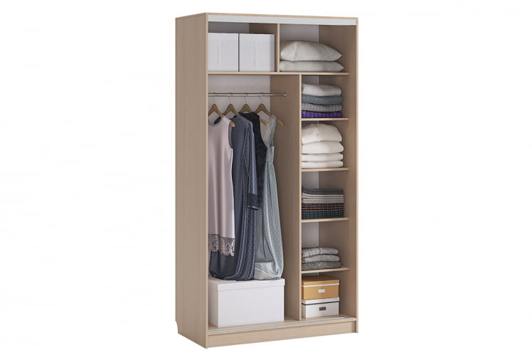 Шкаф-купе Рио 7-600 18 СК-04Р21 дуб млечный / SK-04R21_1