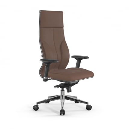 Кресло руководителя Мetta L 1m 46/4D Infinity Easy Clean (MPES) Комплект 2 Светло-коричневое_0