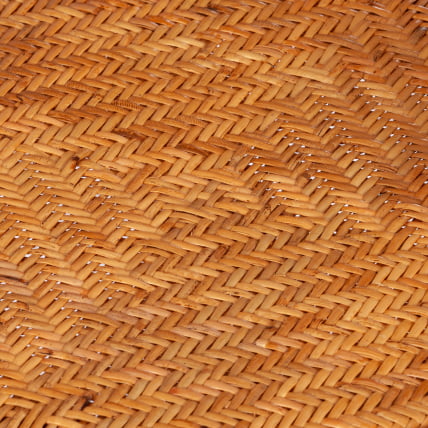 Террасовый комплект ПЕЛАНГИ (стол со стеклом + 2 кресла) / с подушками / ротанг, кресло 65х65х77см, стол диаметр 64х61см, Хоней (мед) / PELANGI Honey_8