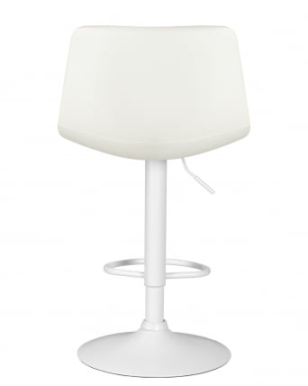 Стул барный DOBRIN TAILOR WHITE (белый PU) 2 шт_5