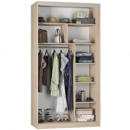 Шкаф-купе B-220х120х60-1(Венге-ДМ-D7D7)_1