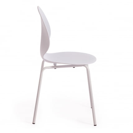 Стул EBAY (mod 03) металл/пластик, 52x46x83.5, белый_1