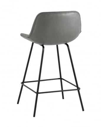 Стул полубарный Деймон (ПБ) экокожа Серый_4