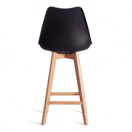Стул барный TULIP BAR (mod. C1014H-1) / 2 шт. в упаковке пластик/дерево, 42 х 47,5 х 104 см, Black (Черный) 3010/ натуральный Стул барный TULIP BAR (mod. C1014H-1) / 2 шт. в упаковке пластик/дерево, 42 х 47,5 х 104 см, Black (Черный) 3010/ натуральный_3