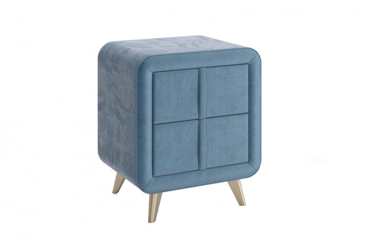 Тумба прикроватная Софи 2 ТМ-001.2 изумруд (велюр) / TM-001.2_0