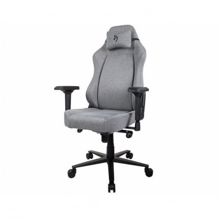 Геймерское кресло Arozzi Primo Woven Fabric Grey Black logo_1