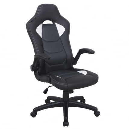 Кресло компьютерное BRABIX Skill GM-005 Черное/белое_5