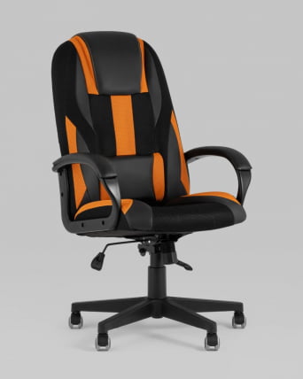 Геймерское кресло TopChairs ST-CYBER 9 черный/оранжевый Геймерское кресло TopChairs ST-CYBER 9 черный/оранжевый_1