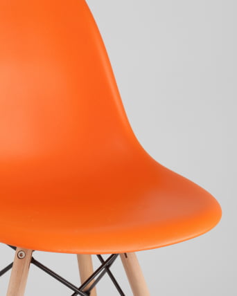Стул Еамес ДСВ 4 шт. Оранжевый / Eames DSW_7