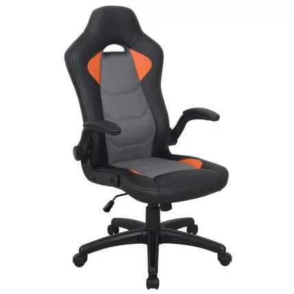Кресло компьютерное BRABIX Skill GM-005 Черное/оранжевое_1