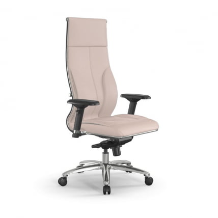 Кресло руководителя Мetta L 1m 46/4D Infinity Easy Clean (MPES) Комплект 1 Молочное_0