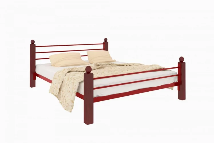 Кровать Милана Lux plus 1600х2000 Красная_0