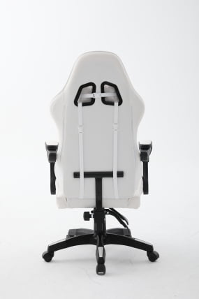 Кресло спортивное TopChairs Phantom бело-черный_8