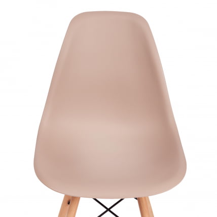 Стул CINDY (EAMES) (mod. 001) дерево бук/металл/сиденье пластик, 51x46x82см, бежевый / beige_5