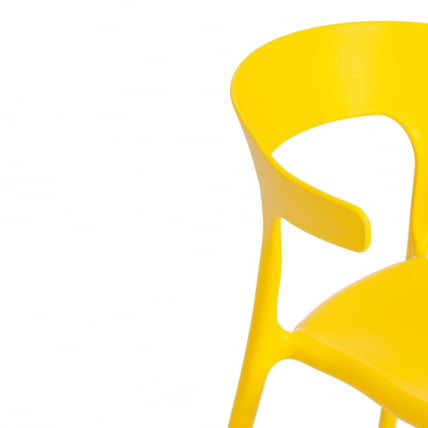 Стул TON (mod. PC33) пластик, 49 x 52 x 74 см, Yellow (Желтый) 11_7