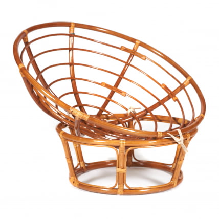 Кресло PAPASAN/ПАПАСАН 23/01 W /без подушки/ 115х101х104 см, Cognac (коньяк)_0