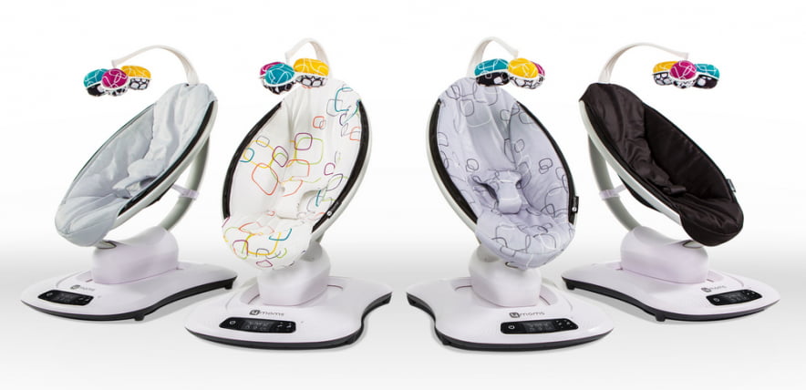 Электронное кресло-качалка 4Moms Mamaroo 4.0 Серебро_6