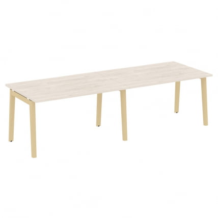 Стол переговорный (2 столешницы) ONIX WOOD OW.PRG-2.3 Денвер Светлый/Светлый_0